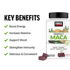 Force Factor Perfect Maca, Maca Root & DIM Supplement w/ Saffron to boost energy