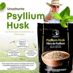 URUCHURTO Supplements Organic Psyllium Husk Powder – Dietary Fiber