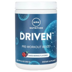 2 X MRM Nutrition, DRIVEN�, Pre-Workout Boost, Mixed Berries, 12.3 oz (350 g)