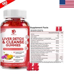 Liver Cleanse & Detox Support Supplement 3000mg with 24 herbs + Milk Thistle