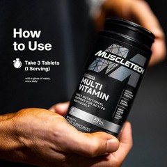 MuscleTech Platinum Multi Vitamin 90 Tablets Each (Pack of 3)