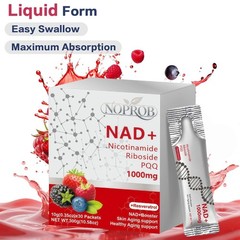 NAD+ Supplement 60pcs Premium Nicotinamide Riboside & Resveratrol DNA Repair