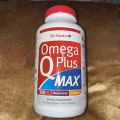 Dr. Sinatra Omega Q Plus MAX – Advanced Heart Health and Healthy 180 SOFTGELS