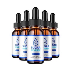 (5 Pack) Sugar Reverse Drops, Natural Blood Support Formula, SugarReverse Drops