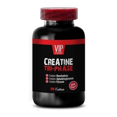 Muscle gain supplements – CREATINE TRI-PHASE – creatine vegan pyruvate 1B 90 Tab