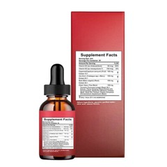 Cayenne Pepper Hawthorn Beet Root Turmeric Vitamin K2+D3 Drops Supplements 60ml