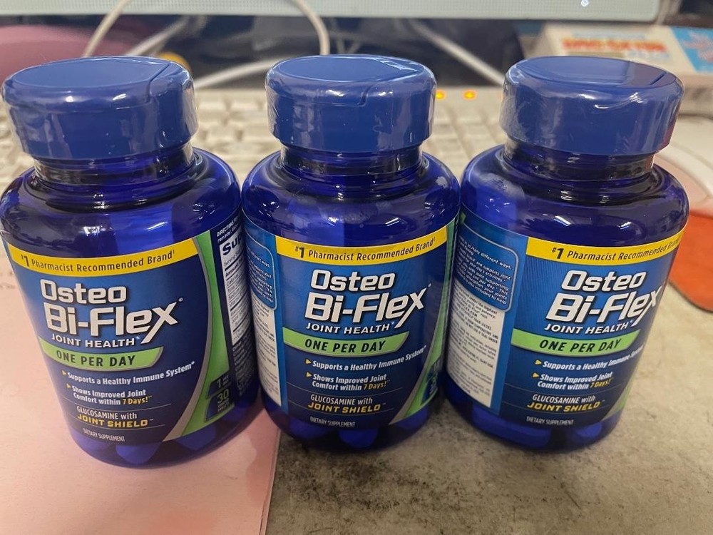 Lot 3 OSTEO BI-FLEX BI FLEX 30 ct X 3 = 90 ct Coated Tablets Joint Health LQQK