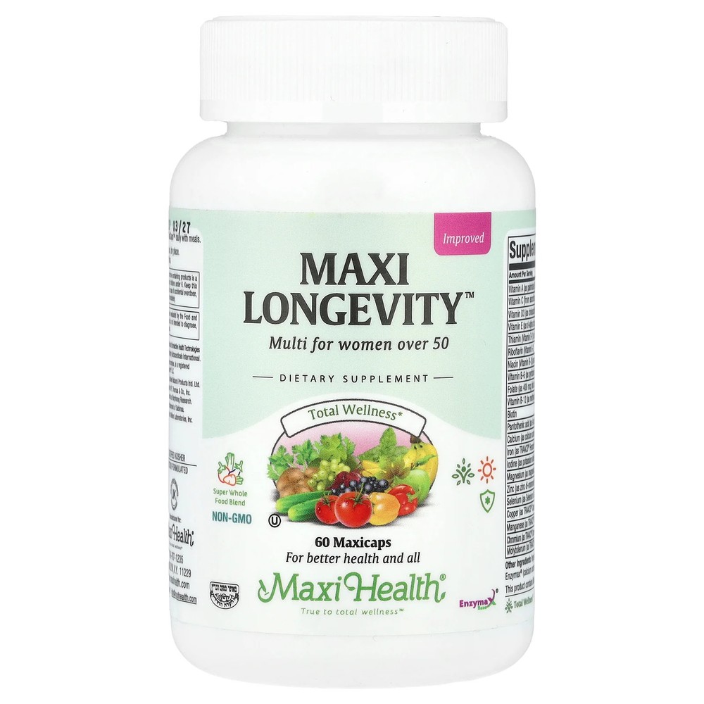 2 X Maxi Health, Maxi Longevity�, Multi For Women Over 50, 60 Maxicaps