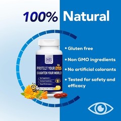 Eye Supplement – Lutein 10mg, Meso-Zeaxanthin 10mg, Zeaxanthin 2mg 90 Softgels