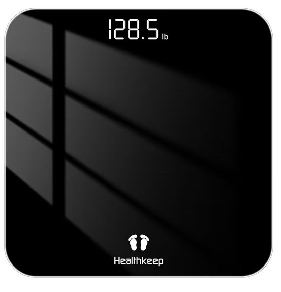 Digital Bathroom Scale for Body Weight: High-Precision 4-Sensor Accuracy, LED