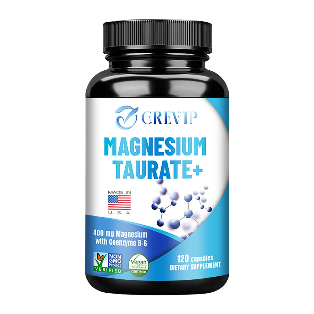 Magnesium Taurate – Cardiovascular Health, Boost Metabolism, Immuny Support