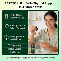 Thyroid Support Supplement Metabolism Booster, Energy, Brain Fog & Thinning Hair
