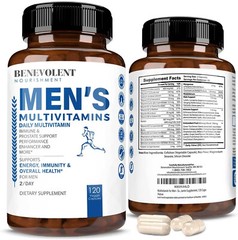 Benevolent Men’s MultiVitamins *Energy, Immunity Health Exp07/22 (120Capsules)