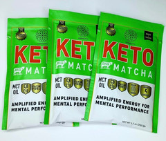 Harmony™Keto Matcha Single Serve To Go Packets 0.7Oz Gluten Free MCT Oil(3 Pack)