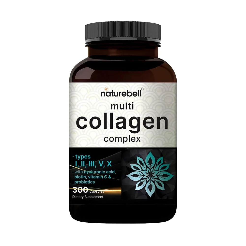 NatureBell Multi Collagen Complex – 300 Capsules – 5 300 Count (Pack of 1)