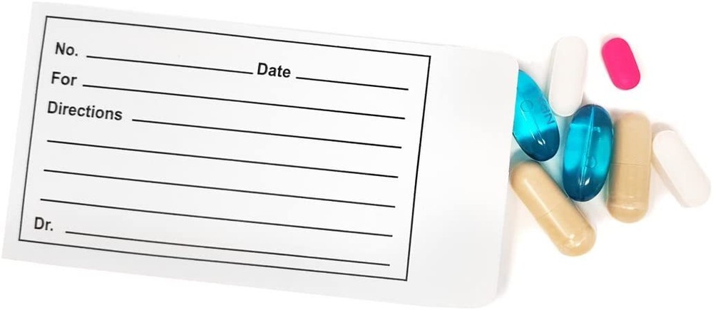 Printed Pill Envelope with Peel and Seal Pressure Closure – 3.5″ x 2.5″ 200 PACK