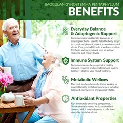 Gynostemma Pentaphyllum Supplement – 98% Gypenoside Extract (20:1) Jiaogulan