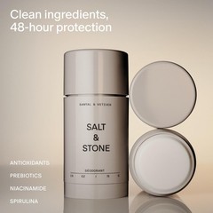 Salt & Stone Aluminum Free Deodorant | Extra Strength 2.6 Ounce (Pack of 1)