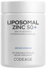 Codeage Liposomal Zinc Supplement 3 Month Supply One Per Day – 50 Mg Zinc