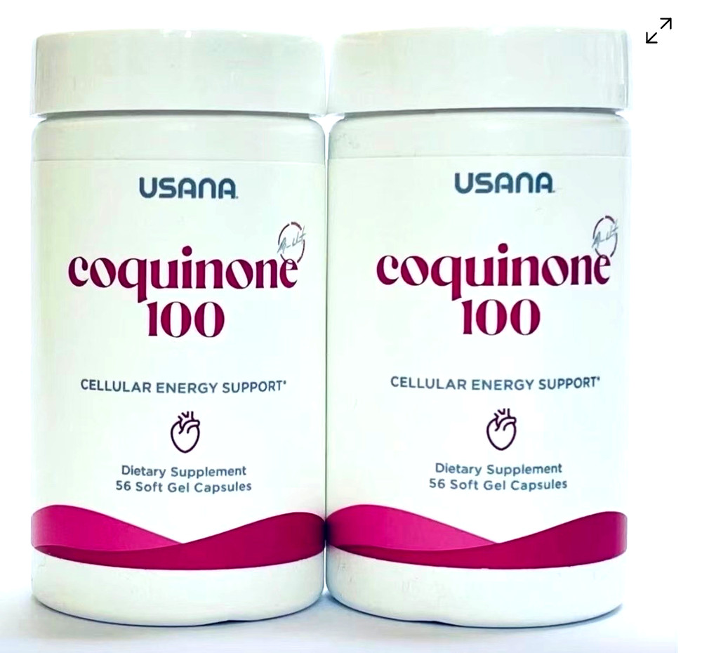 usana coquinone 100 56 capsules (2 packs ). EXP 03/2027 or later