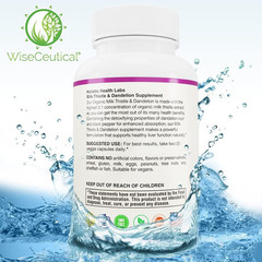 Max Absorption USDA Organic Milk Thistle Potent 5:1 Concentrated Extract (2000Mg