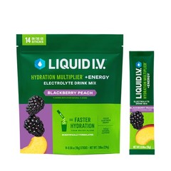 Liquid I.V.® Hydration Multiplier +Energy – 0.56 Ounce (Pack of 14)