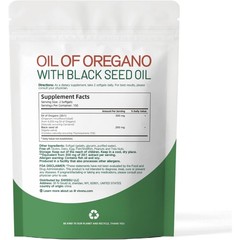 VivoNu Oregano & Black Seed Oil Complex High Absorption Herbal Immune Softgels