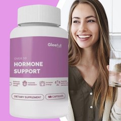 Over GleeFull 30 HORMONE SUPPORT Menopause Supplement For Women Hot Flash Relief