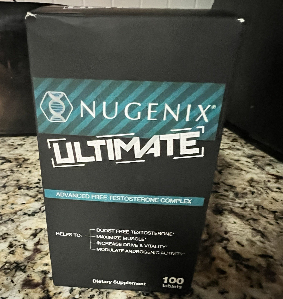 Nugenix Ultimate Advanced Testosterone Booster for Men, 100 Tablets Exp 11/2027