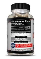 (2 Pack) High Absorption CoQ10 200mg Heart Health Support Co-Q10 Antioxidant
