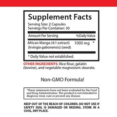 african mango supplements – AFRICAN MANGO EXTRACT 1000mg – fat burner – 1 Bottle