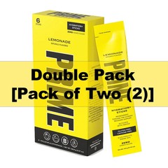 Prime Hydration Stick Pack, Lemonade DOUBLE Pack (12 On The Go Sticks) EXP:01/26