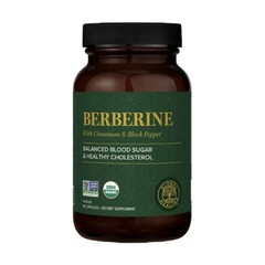 Global Healing Organic Berberine (Berberina) with Ceylon Cinnamon 1200mg 60 Caps