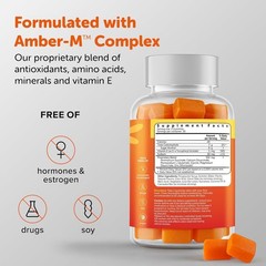 2 Pack Amberen Menopause Relief Gummies – Hot Flashes, Hormone Balance