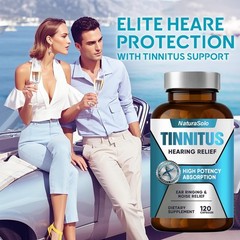 Natural Tinnitus Relief Capsules – Reduce Ringing Ears, Improve Sleep & Focus, 1