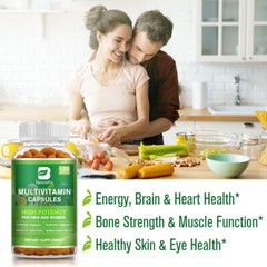 Multivitamin Capsules Daily Vitamins Minerals Supplement Multi Vitamin 120 Pills