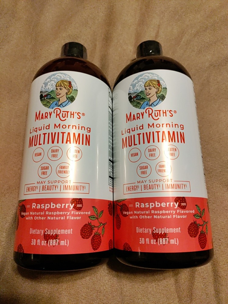 2/30oz Raspberry MaryRuth’s Multivitamin Multimineral Supplement for Women+Hair