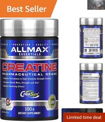 Unflavored Instantized Creatine Monohydrate – 100g Powder for Enhanced Energy