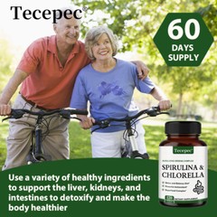 Organic Spirulina and Chlorella Capsules – Detoxification and Dietary Balance