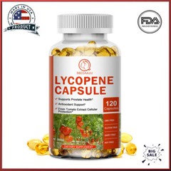 Lycopene Capsules Antioxidant Prostate Support Immune, Heart Health Support
