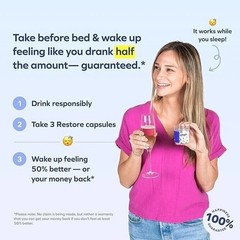 Advanced 3 Packs Cheers Restore Supplement W/ DHM + L-Cysteine – After-Alcohol A