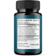 (3 Pack) Tstrive Advanced Male Support Performance Supplement 180 Capsules