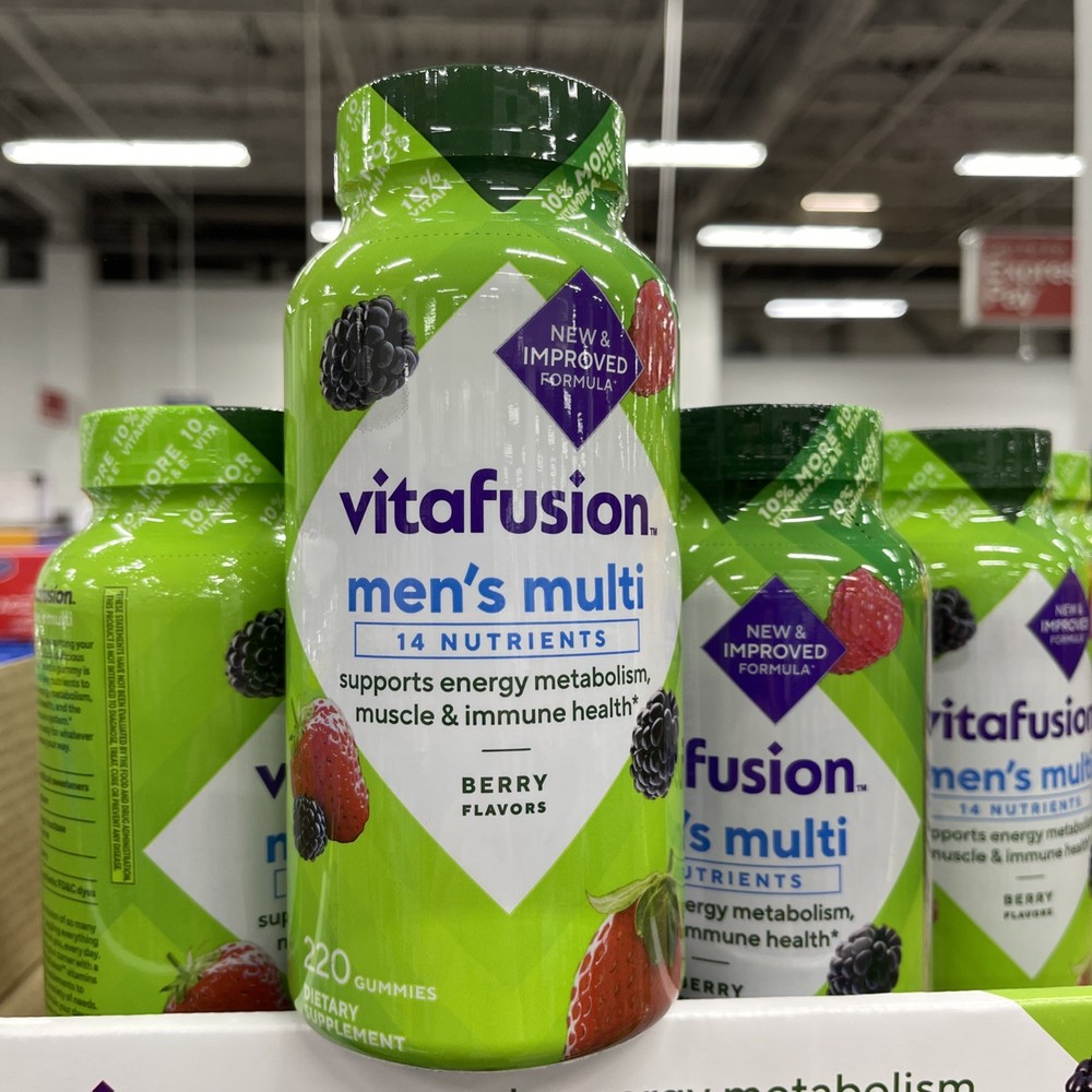 Vitafusion Men’s Multivitamin Gummies 220ct (Exp-06/2027 Or Later)