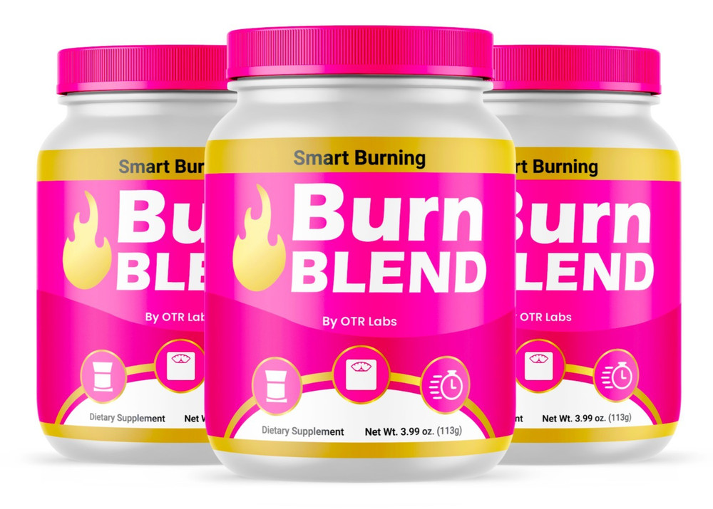 Burn Blend for Weight Loss Powder – BurnBlend Trick to Help Appetite 3 Pack
