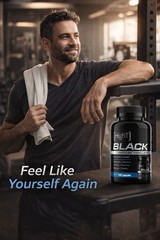 High T Black Testosterone Booster – Strength, Stamina & Sex Drive | 120 Caps
