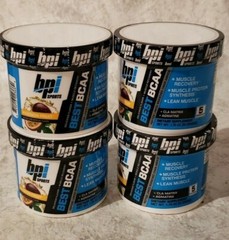 Qty 4 – BPI BEST BCAA – PASSION FRUIT – 5 Servings EACH JAR – 20 Total – 8/2025