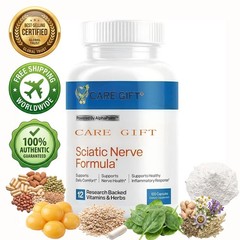 Sciatic Nerve Health Support Supplement – Nerve Support Formula with AlphaPalm