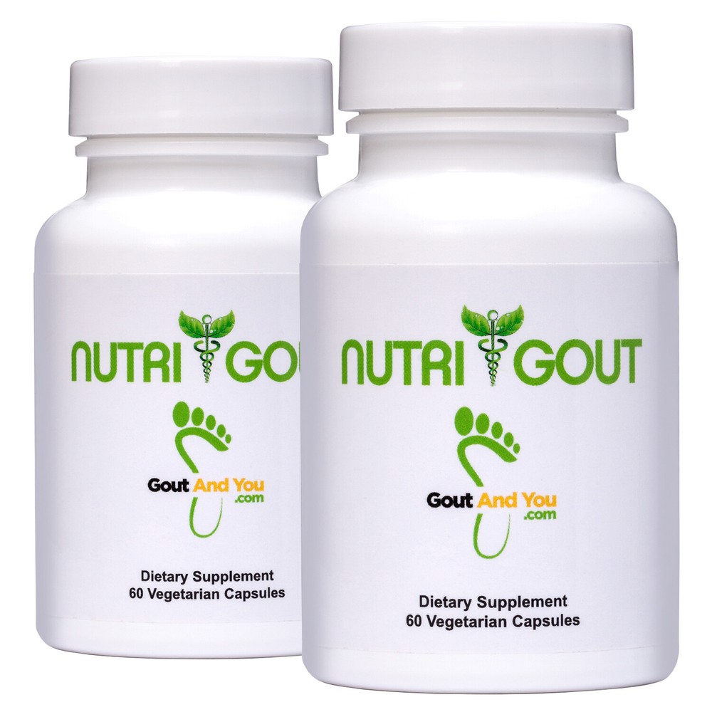 2 Bottles NutriGout Uric Acid Lowering and Gout Supplement from GoutandYou.com