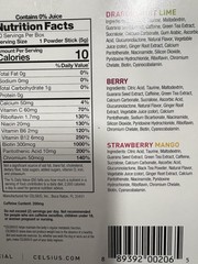 Celsius Essential Energy, Zero Sugar, Assorted Flavors, 30 Energy Powder Sticks