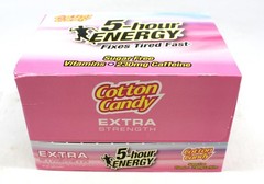5 Hour Energy Cotton Candy Extra Strength 12 Count Box 1.93oz Shots